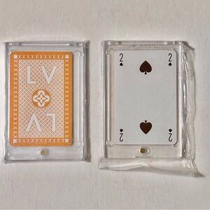 Louis Vuitton Yellow Playing Card Two of Spades with COA
